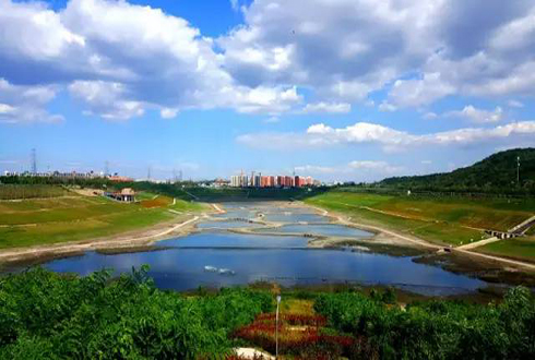 砂石坑綠色修復案例—北京西郊砂石坑蓄洪工程